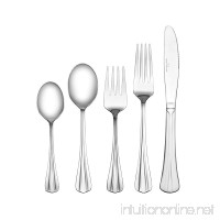 International Silver 5162914 Smithfield 87-Piece Stainless Steel Flatware Set with Serving Utensil Set  Service for 12 - B01M1R4HNV